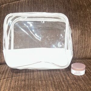 Shiseido White Moisturizing Cream NWOB 18ml w/ Shiseido Ginza Tokyo Makeup Bag